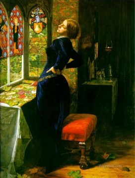 Mariana Prerrafaelita John Everett Millais Pinturas al óleo